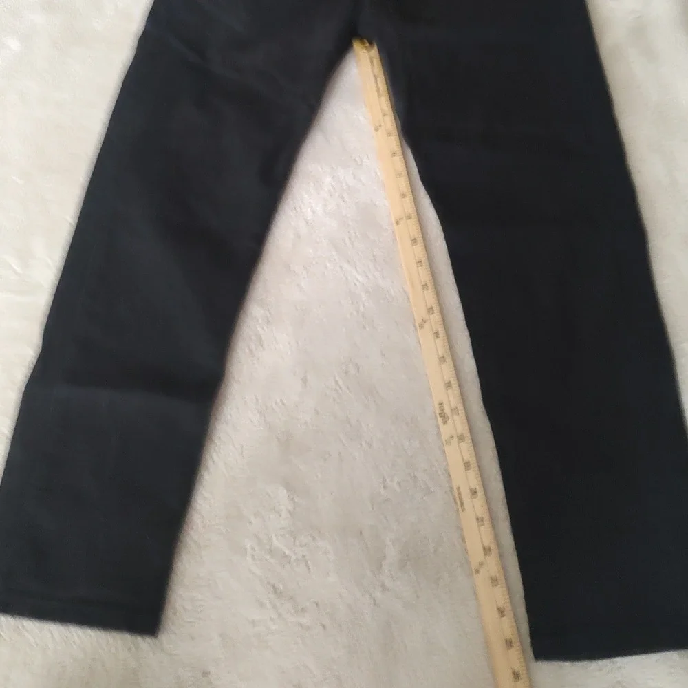 Levi's 502 Regular Taper Jeans Mens 32x29 Black‎ Excellent Tapered Denim Pants